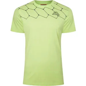 Kappa LOGO AREBO Pánske tričko, svetlo zelená, veľkosť S