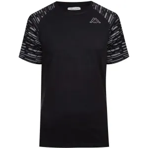 Kappa LOGO BELO Pánske tričko, čierna, veľkosť #420264
