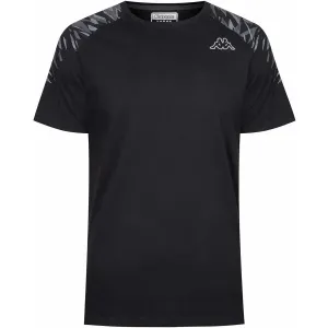 Kappa LOGO DAZERO Pánske tričko, čierna, veľkosť #424827
