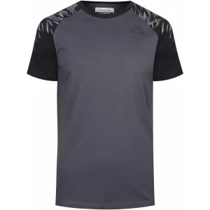 Kappa LOGO DAZERO Pánske tričko, tmavo sivá, veľkosť #472834