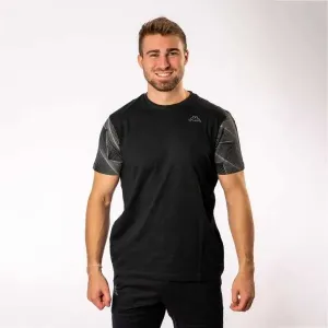 Kappa LOGO ETRO Pánske tričko, čierna, veľkosť #6184124