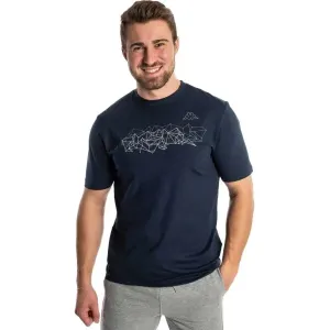 Kappa LOGO FOPPO Pánske tričko, tmavo modrá, veľkosť #9492695