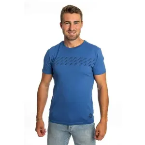 Kappa LOGO SART Pánske tričko, modrá, veľkosť