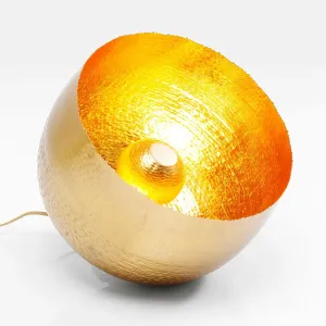 KARE Apollon stolová lampa zlatá matná Ø 35 cm