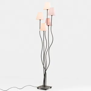 KARE Flexible Berry Cinque - Stojacia lampa, 5 svetiel