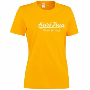 KARI TRAA MOLSTER TEE Dámske tričko, oranžová, veľkosť