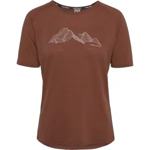 KARI TRAA ANE Dámske tričko, hnedá, veľkosť #9580945