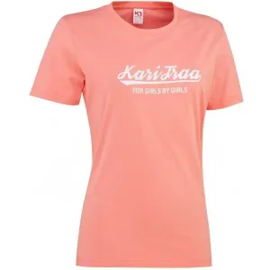 KARI TRAA MOLSTER TEE Dámske tričko, ružová, veľkosť #6231866