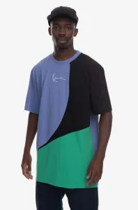 Bavlnené tričko Karl Kani Woven Signature Block Tee 6037511-Multicolor, vzorované