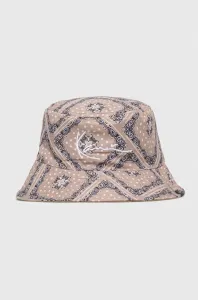 Obojstranný klobúk Karl Kani béžová farba