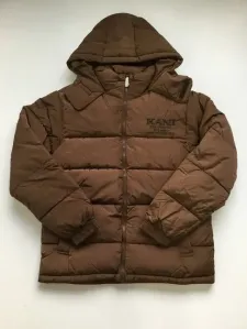 Karl Kani Retro Hooded Puffer Jacket brown - Size:L