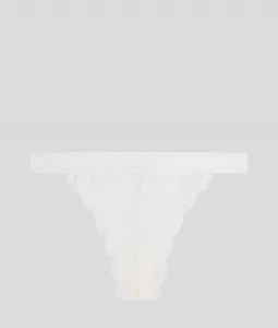 Spodná Bielizeň Karl Lagerfeld Lace Brazilian Biela M #3771602