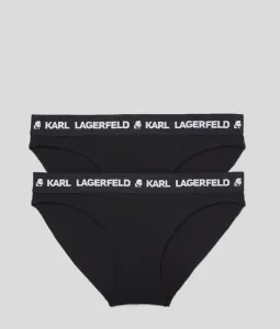 Spodná Bielizeň Karl Lagerfeld Logo Brief 2-Pack Čierna Xs