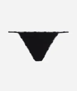 Spodná Bielizeň Karl Lagerfeld Mini Logo G-String Čierna Xl