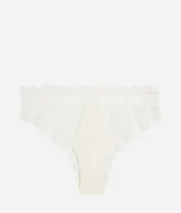 Spodná Bielizeň Karl Lagerfeld Tailored Lace Bikini Brief Biela S #4692803