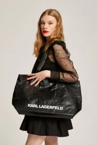 Kabelka Karl Lagerfeld K/Essential Coated Shopper Čierna None