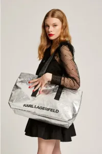 Kabelka Karl Lagerfeld K/Essential Coated Shopper Šedá None