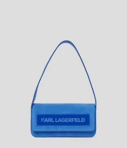 Kabelka Karl Lagerfeld K/Essential K Md Flap Shb Sued Modrá None