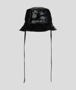 Klobúk Karl Lagerfeld K/Signature Wtrprf Bucket Hat Čierna None