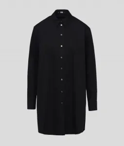 Košeľa Karl Lagerfeld Embellished Tunic Shirt Čierna 42
