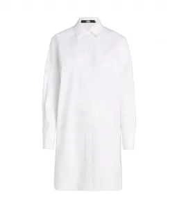 Košeľa Karl Lagerfeld Signature Tunic Shirt Biela 40