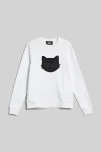 Mikina Karl Lagerfeld Boucle Choupette Sweatshirt Biela M
