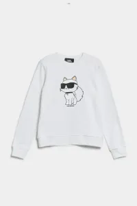 Mikina Karl Lagerfeld Ikonik 2.0 Choupette Sweat Biela Xxl