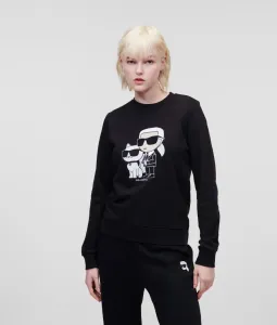 Mikina Karl Lagerfeld Ikonik 2.0 Sweatshirt Čierna L