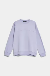 Mikina Karl Lagerfeld Big Logo Sweatshirt Fialová M
