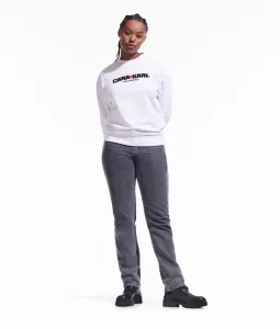 Mikina Karl Lagerfeld Klxcd Logo Sweatshirt Biela S