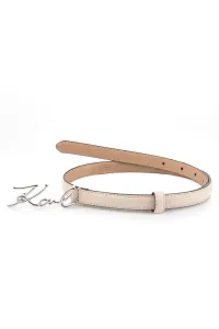 Opasok Karl Lagerfeld K/Signature Sm Buckle Belt Biela 65