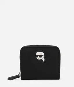 Peňaženka Karl Lagerfeld K/Ikonik 2.0 Nylon Sm Zip Wlt Čierna None #7993001