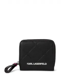 Peňaženka Karl Lagerfeld K/Skuare Embossed Sm Zip Wlt Čierna None #7225817
