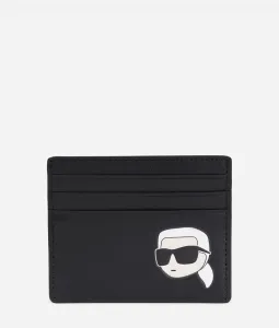 Púzdro Na Platobné Karty Karl Lagerfeld K/Ikonik 2.0 Leather Ch Čierna None #8884519