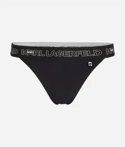 Plavky Karl Lagerfeld Ikonik 2.0 Bottoms W/ Elastic Čierna Xs
