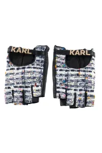 Rukavice Karl Lagerfeld K/Boucle Fingerless Glove Čierna L
