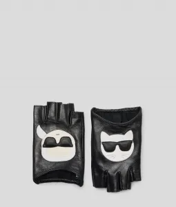Rukavice Karl Lagerfeld K/Ikonik Gloves Čierna M #3777377