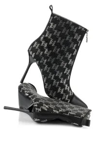 Členková Obuv Karl Lagerfeld Ankle Boot Monogram Čierna 38