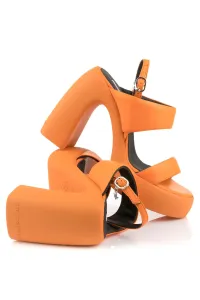Sandále Karl Lagerfeld Astragon Hi Puffa Strap Sandal Oranžová 39
