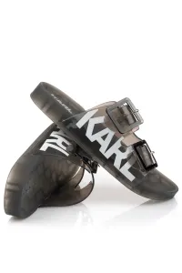 Šľapky Karl Lagerfeld Jelly Strap Double Buckle Sandal Čierna 38
