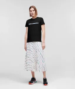 Tričko Karl Lagerfeld Future Logo T-Shirt Čierna L