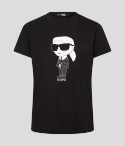 Tričko Karl Lagerfeld Ikonik 2.0 Karl T-Shirt Čierna Xl