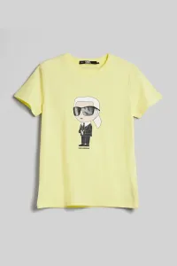 Tričko Karl Lagerfeld Ikonik 2.0 Karl T-Shirt Žltá L