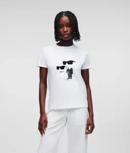 Tričko Karl Lagerfeld Ikonik 2.0 T-Shirt Biela M