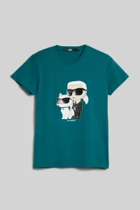 Tričko Karl Lagerfeld Ikonik 2.0 T-Shirt Zelená Xs