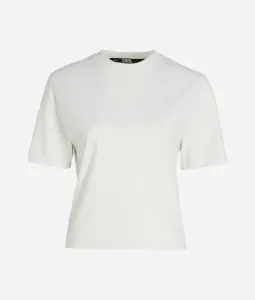 Tričko Karl Lagerfeld Klxav Fan T-Shirt Biela L