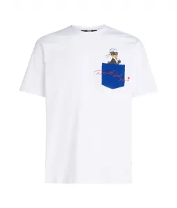 Tričko Karl Lagerfeld Klxdisney Pocket Logo T-Shirt Biela L