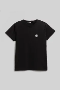 Tričko Karl Lagerfeld Wax Seal Logo T-Shirt Čierna Xxl