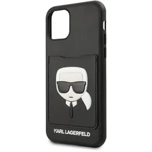 Karl Lagerfeld CardSlot pre iPhone 11 Black