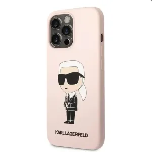 Zadný kryt Karl Lagerfeld Liquid Silicone Ikonik NFT pre Apple iPhone 13 Pro, ružová 57983112388